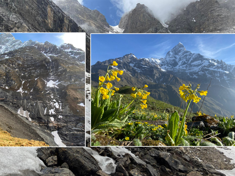 हिमनदीको संगम ‘तीनसिर’, जहाँ पुर्‍याउन खोजिँदै छ पर्यटक