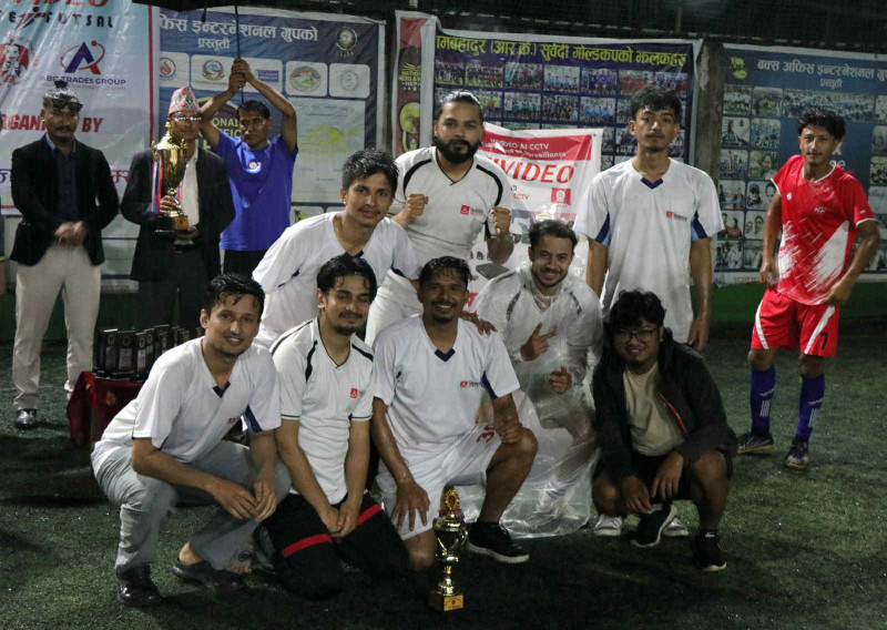 पहिलो मनोरञ्जन फुटसलको उपविजेता बन्यो शिलापत्र, उपाधि लायन ‘बी’लाई 