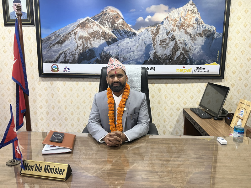 निर्मल पुर्जासहितको टोली ब्रड पिकमा सम्पर्कविहीन भएको खबरले दु:खी छु : पर्यटनमन्त्री