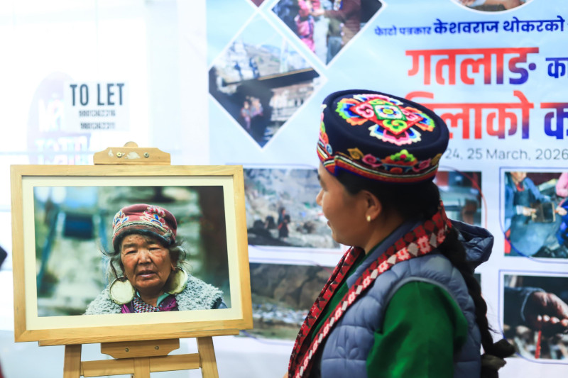 गतलाङका महिलाको संघर्षका दृश्य प्रदर्शनीमा (तस्वीरहरू)