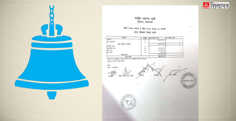 रास्वपाको १३ दिनको आम्दानी २ लाख, लेबी लिने, चन्दा नलिने (आयव्यय प्रतिवेदन)