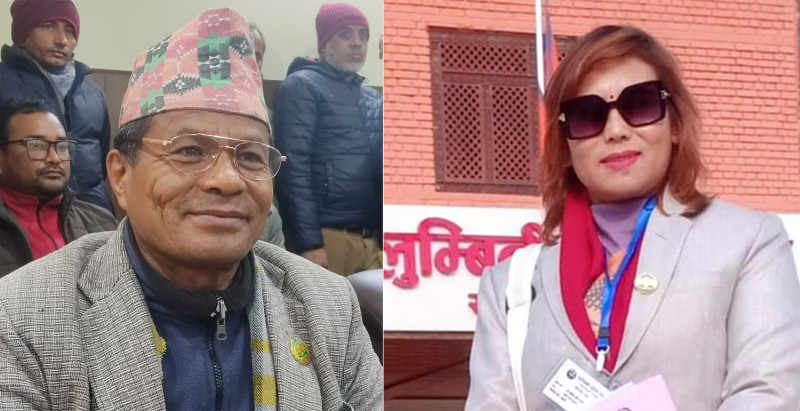 लुम्बिनीको सभामुखमा घर्ती र उपसभामुख खाँण निर्विरोध निर्वाचित