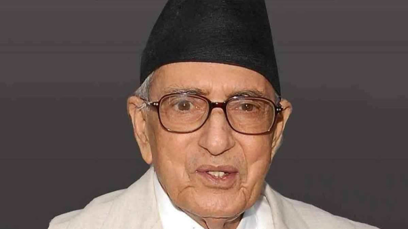 आज गिरिजाप्रसाद कोइरालाको १६औँ स्मृति दिवस, यस्तो छ उनको योगदान
