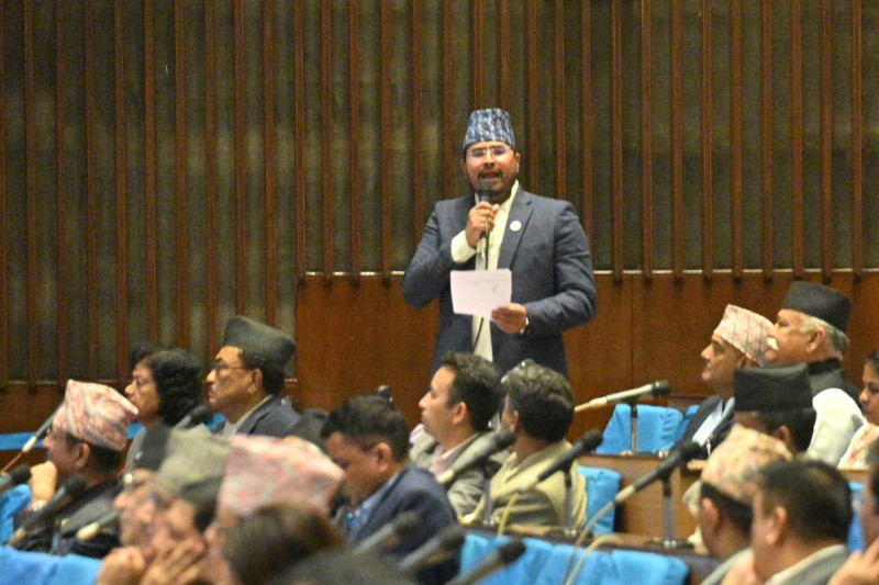 सन्दीप लामिछानेले भिसा नपाएको विषय संसदमा