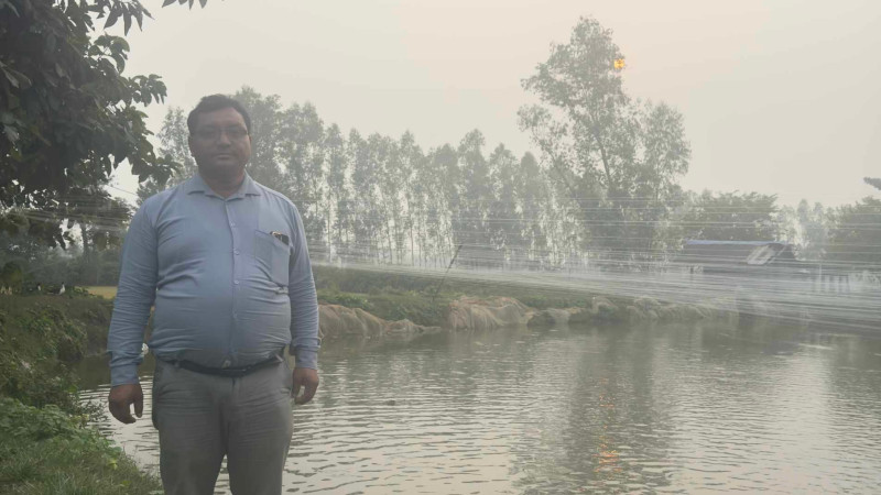 माछापालनमा रमाएका चौधरीः छोरी डाक्टर बन्दै छिन्, छोरो एआई पढ्दै छन्