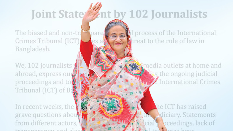 हसिनालाई मृत्युदण्ड दिइएकोमा बंगलादेशका १०२ पत्रकारको साझा आपत्ति