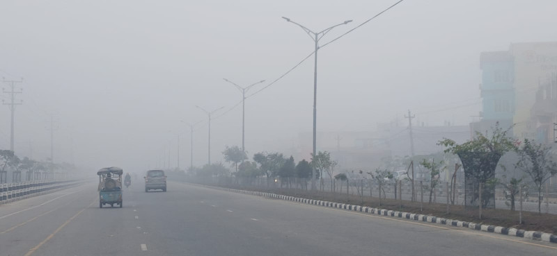 तराईमा हुस्सु र कुहिरो तथा पहाडी भागमा बादलको सम्भावना