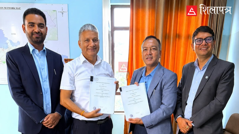जगदुल्ला जलविद्युत्‌बाट उत्पादित बिजुली राष्ट्रिय ग्रिडमा समाहित गर्न सम्झौता