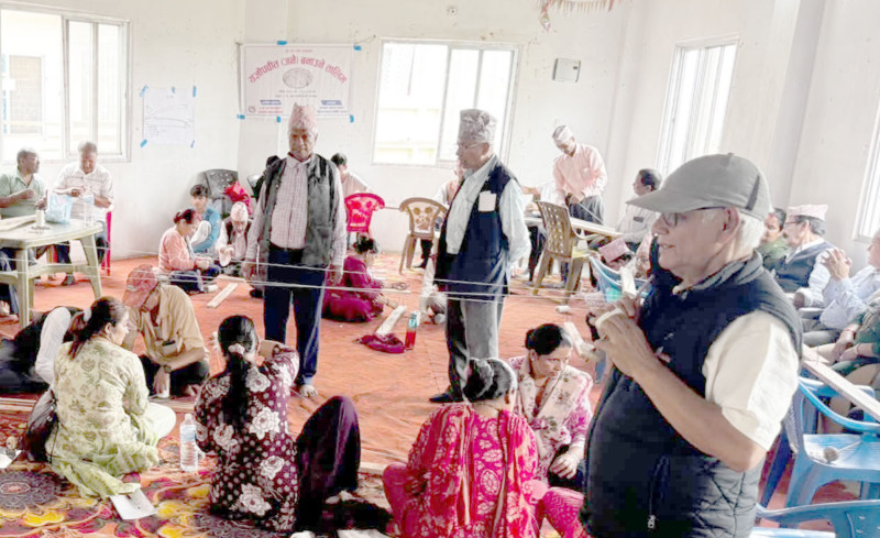पाल्पामा जनै बाट्न सिक्दै नयाँ पुस्ता
