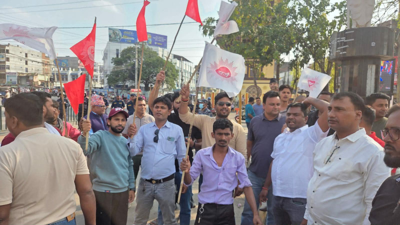 ओलीको रिहाइ माग गर्दै मधेश प्रदेशका जिल्लाहरूमा प्रदर्शन