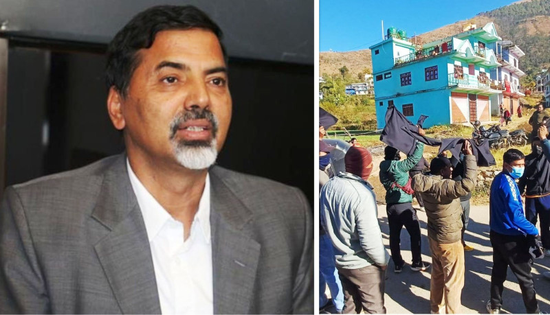 प्रचण्ड छोड्दाको साइड इफेक्ट : गृहजिल्लामै पूर्वमाओवादी कार्यकर्ताबाट अपमानित बने जनार्दन शर्मा