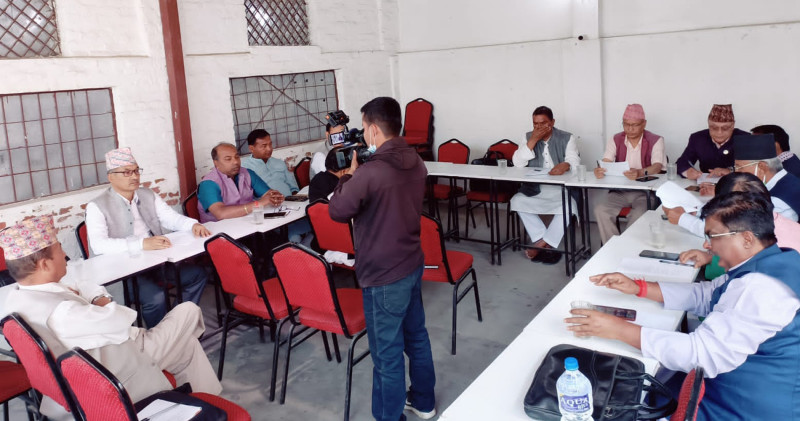 जसपाको विधान मस्यौदा समितिको बैठक जारी