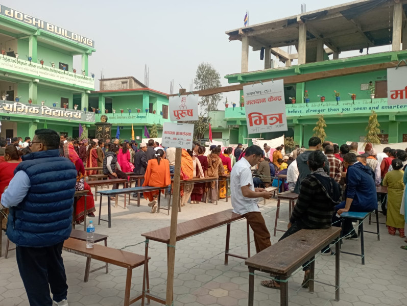कैलालीमा तीन घण्टामा तीन प्रतिशतभन्दा कम मत खस्यो