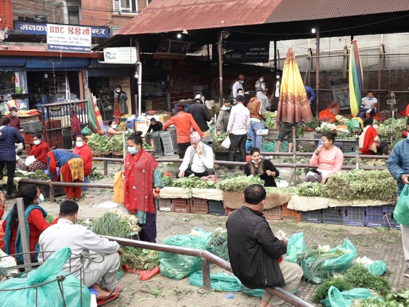 कोरोनाको असर : कालीमाटीमा ५० प्रतिशतले घट्यो तरकारीको व्यापार