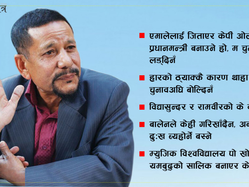 बालेनले केही गरिखाँदैन, अब पाँच वर्ष दुःख व्यहोर्ने बस्नेः केशव स्थापित