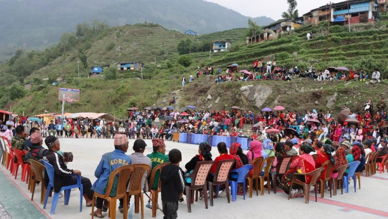 चालीस लाख खर्चेर म्याग्दीको दग्नाममा खेलमैदान निर्माण