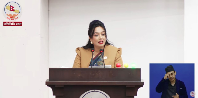 खुश्बु ओलीले संसदमा भनिन्– हामी सुपर कम्प्युटर होइनौँ