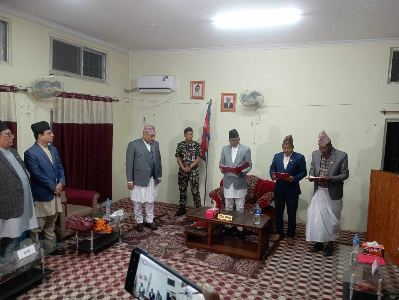 सुदूरपश्चिममा सरकार विस्तार, एउटै जिल्ला कैलालीका ६ मन्त्री