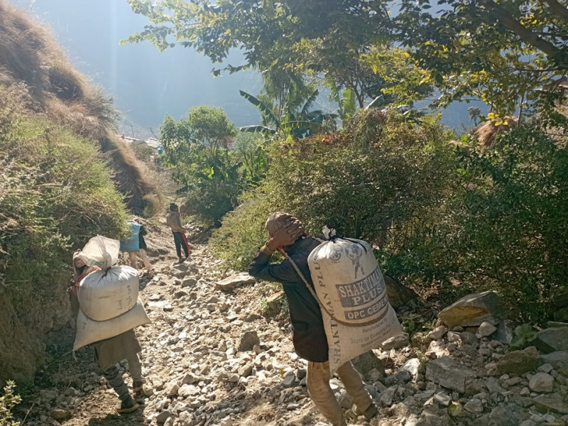 सरकारले बर्सेनि गर्छ हुम्लामा सडक पुर्‍याउने वाचा, कहिले पूरा हुने टुंगाे छैन