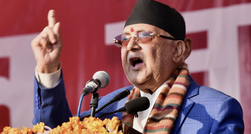 देउवालाई ओलीको कटाक्ष- प्रचण्डसँग छु भन्दैमा बन्दुकको धम्की नदिनुहोस्