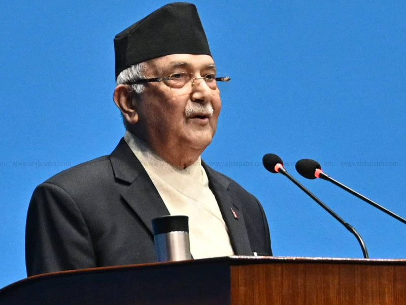 ओम्नीबारे छानबिन गर्न सरकारलाई ओलीको चुनौती