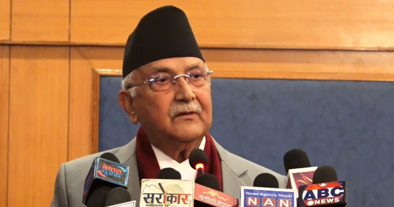 ओलीले भने- नेपालमा कुनै पनि प्रकारको सैन्य गतिविधि हुन दिँदैनौँ