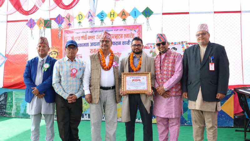 साहित्यकार पूर्णबहादुर मल्ल र पत्रकार यज्ञराज जोशी सम्मानित