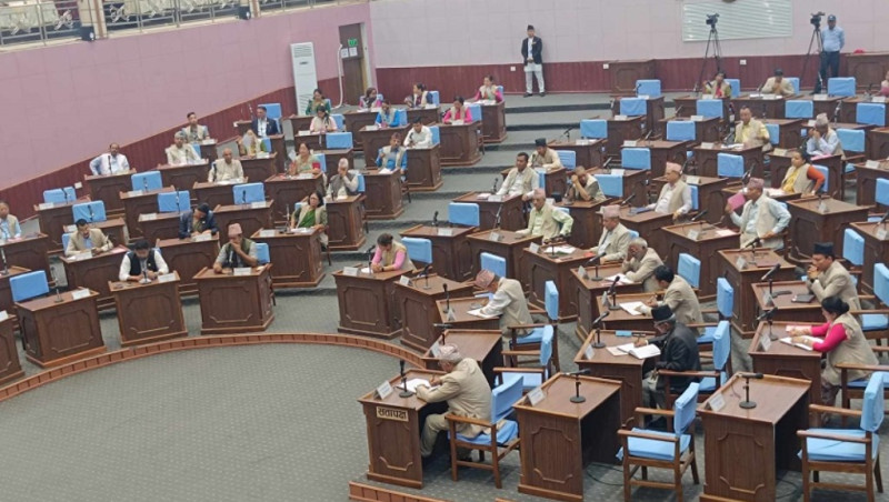 लुम्बिनी प्रदेशसभामा भोलिदेखि बजेटमाथि मन्त्रालयगत छलफल हुने