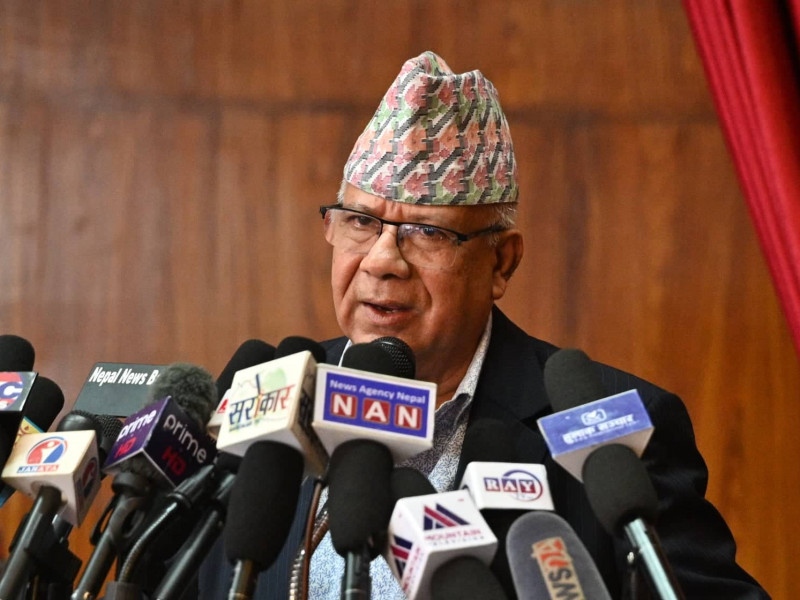 हामीलाई कुनै पनि शक्तिले पराजित गर्न सक्दैन : अध्यक्ष नेपाल 