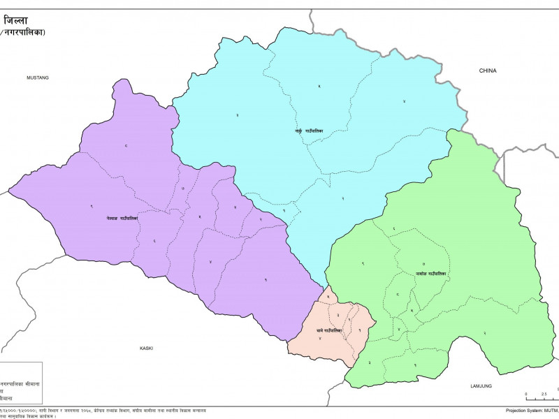 मनाङका तीन स्थानीय तहको मतगणना सुरु