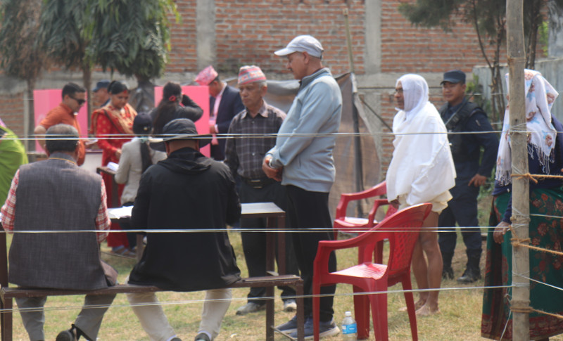 तनहुँमा किरियापुत्रीले गरे मतदान