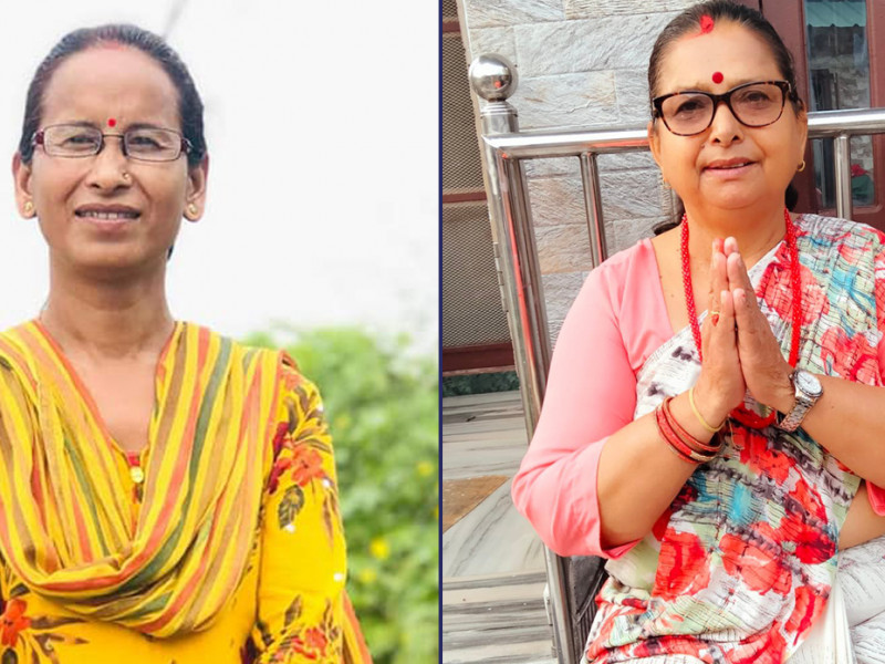 उपमेयर हाँकेर मेयर बन्न मैदानमा उत्रिएका चितवनका दुई महिला उम्मेदवार