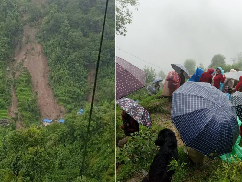 पहिराेमा पाँच जना बिते, परिवारलाई गाउँपालिकाले दियाे १ लाख २५ हजार रुपैयाँ राहत