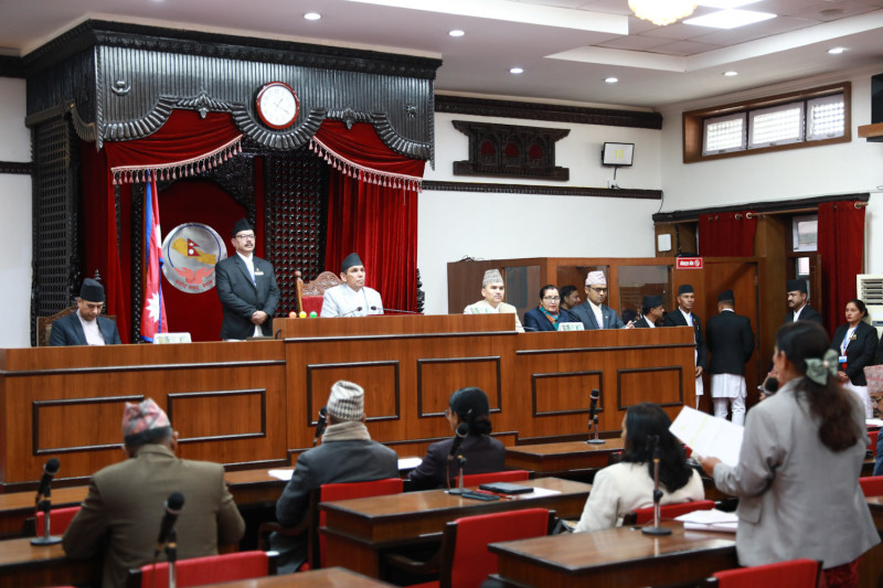 चलचित्र विधेयक सम्बन्धी विधायन व्यवस्थापन समितिको प्रतिवेदन राष्ट्रियसभामा पेस