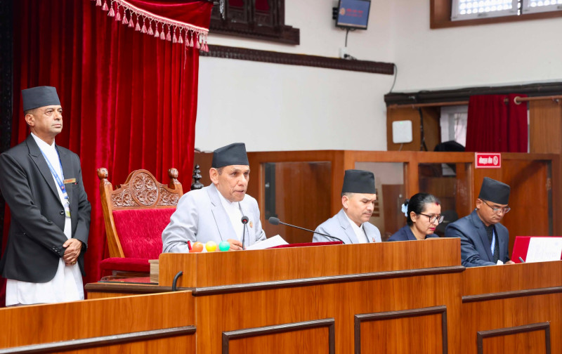 राष्ट्रियसभा बैठक बस्दै, नौ मन्त्रालयको बजेट शीर्षकमाथि बहस हुँदै