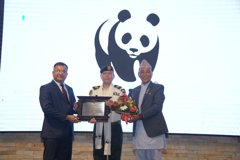 नेपाली सेनालाई विश्व वन्यजन्तु कोषको सम्मान