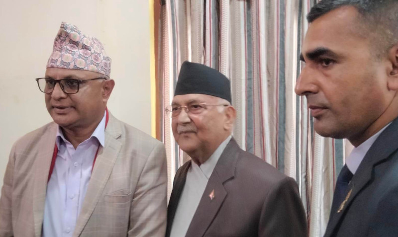 राष्ट्रपतिमा माओवादीले एमालेका उम्मेदवारलाई भोट नहाल्ने कुरा सोच्न सकिँदैन: केपी ओली 