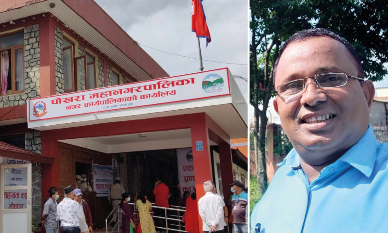 पोखरा महानगरका स्वास्थ्य महाशाखा प्रमुखले फालिदिए कम्प्युटर, कर्मचारीको हातखुट्टा भाँचिदिने धम्की