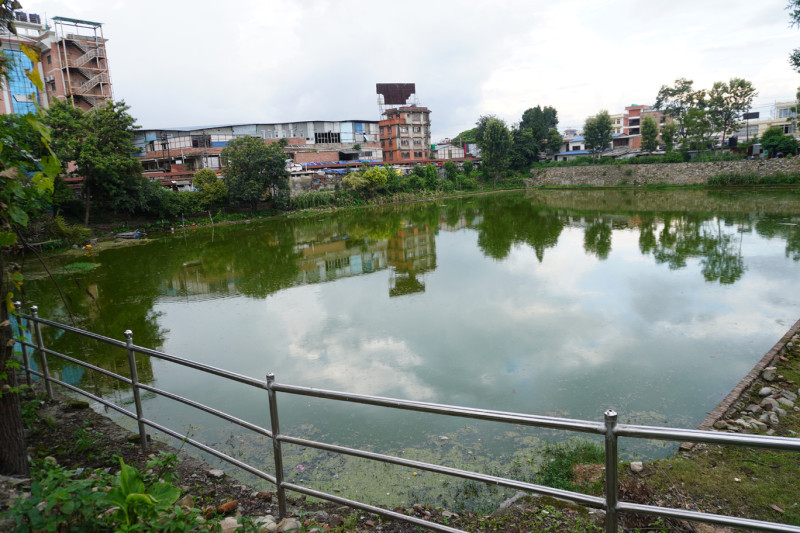 संरक्षणको पर्खाइमा छ ललितपुरको न्हुँ पोखरी