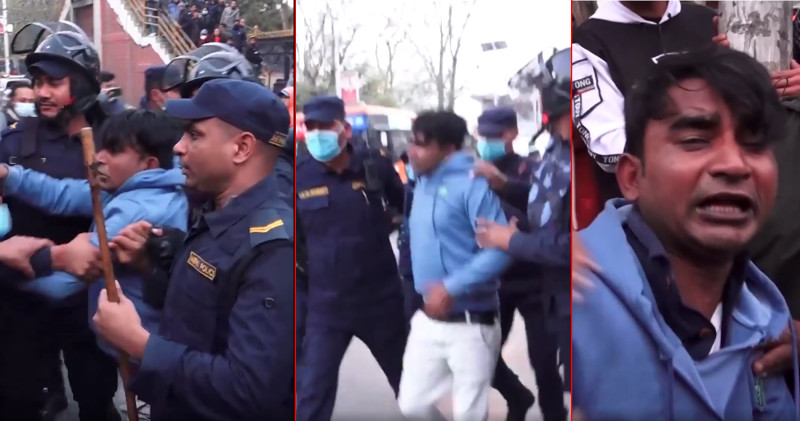 राष्ट्रपति सवारी प्रकरण: प्रहरीले राेक्न खाेजेपछि जाइलागेका थिए डाक्टर सिंह
