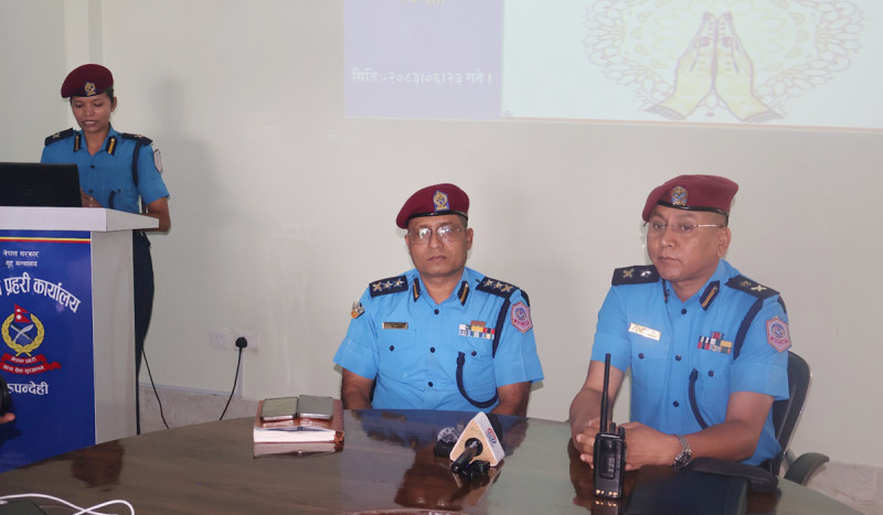 रुपन्देहीमा चाडपर्वलक्षित सुरक्षा योजना तयार, १२ सय प्रहरी परिचालन