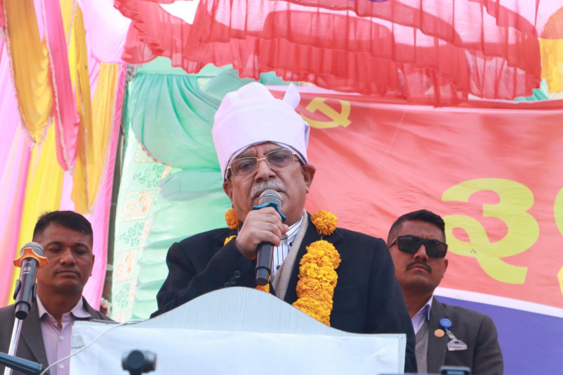 'जनयुद्ध'को संघर्ष समाप्त नभएको बताउँदै प्रचण्डले भने– सपनाहरूको हिसाब अझै भएको छैन