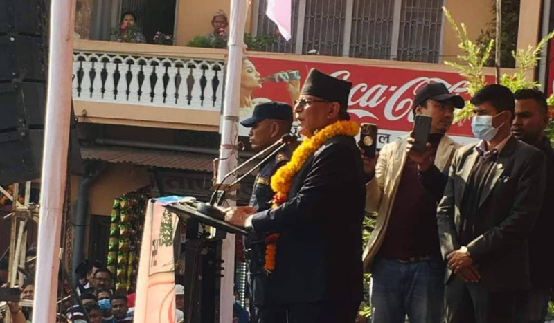 धरानमा प्रचण्डले दिए मुक्सामहाङलाई मन्त्री बनाउने आश्वासन 