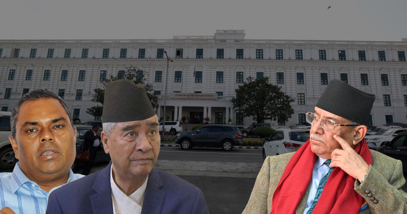 प्रचण्ड पार्टीलाई मन्त्रिपरिषद्लाई पूर्णता दिने 'ब्रिफ' गर्छन्, कांग्रेस र जसपा मन्त्रीको लिस्ट दिँदैनन्