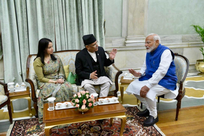 प्रधानमन्त्री प्रचण्ड र भारतका प्रधानमन्त्री मोदीबीच भेटवार्ता, के भयो कुरा ?