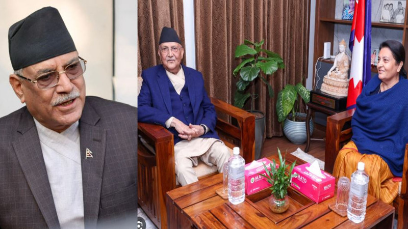 चीन भ्रमणपछि ओली र भण्डारीबीच खटपट सुरु भएको प्रचण्डको दाबी