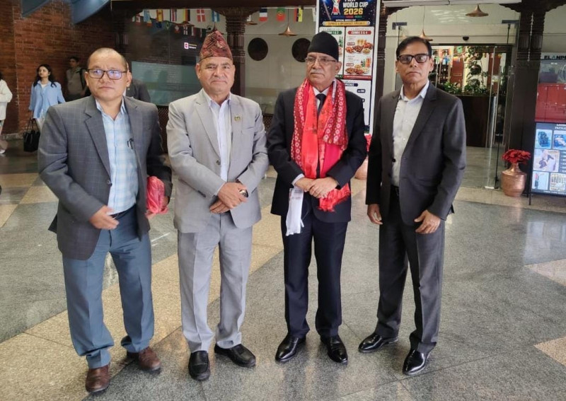 श्रीलंका भ्रमण सकेर नेकपा संयोजक प्रचण्ड स्वदेश फिर्ता