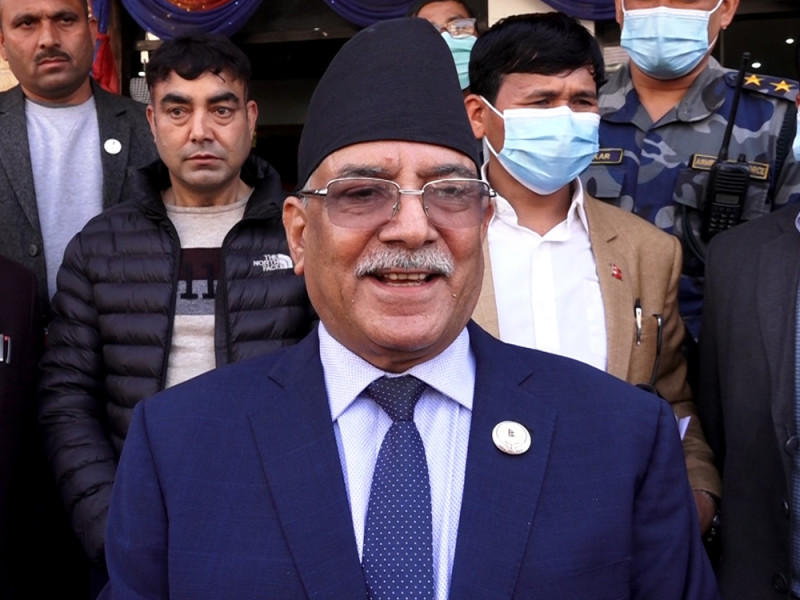 चितवनमा बन्दाबन्दै राेकिएकाे रंगशालाबारे प्रचण्ड भन्छन्, 'बाँकी काम सरकारले पूरा गराेस्'