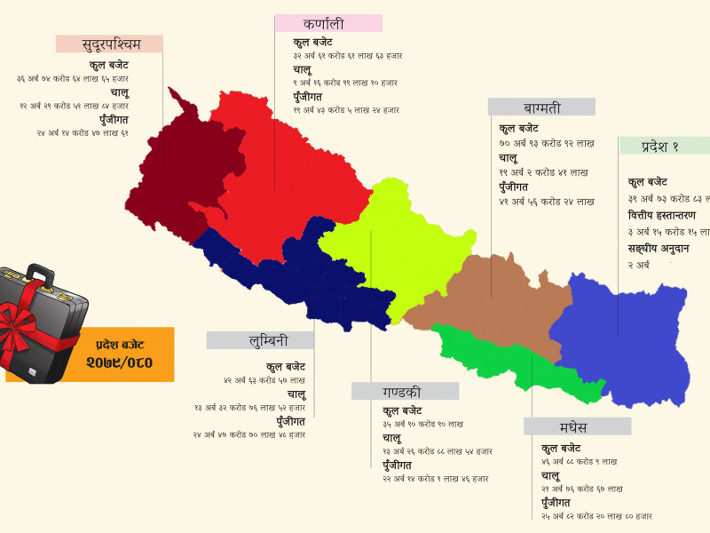प्रदेशले ल्याए ३ खर्ब ५ अर्बको बजेट: ४४ अर्बले आकार बढ्यो, बचत बजेट बन्यो मुख्य स्रोत