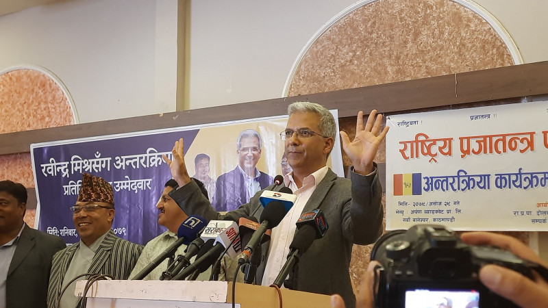 अघिल्लाे चुनावमा ८ सय १९ मतले हारेका रविन्द्र मिश्रकाे दाबी- यसपालि ८ हजार मतले जित्छु